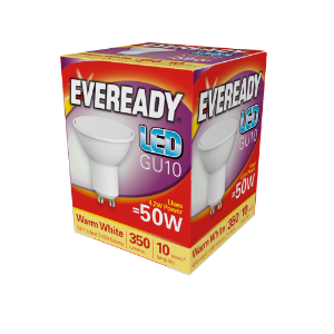 EVEREADY LED GU10 345lm Warm White 10,000Hrs