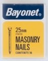 BAYONET 25mm Masonry Nails 36's