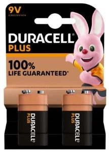 DURACELL Plus Power (9V) 1604 B2   **CARD OF TWO**