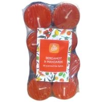 PAN AROMA 16 Pack Tea Lights - Bergamot & Mandarin