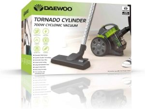 DAEWOO 700w Tornado Bagless Cylinder Vacuum