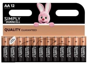 DURACELL (AA) 1500 B12 **CARD OF TWELVE** SIMPLY