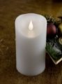 KONST SMIDE LED White Wax Candles 7.6 x 12.7cm B/O Timer