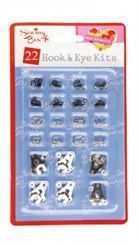 SEWING BOX Hook & Eyes 22 Pack