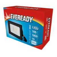 EVEREADY LED 10w Floodlight 800lm 4000K Cool White IP65