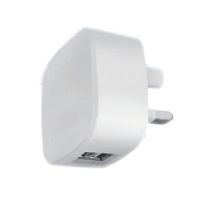 LYVIA Dual USB Mains Charger 2.1A 5v 2 USB Ports (7099)