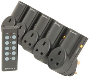 Remote Controlled Sockets - Set of 5 and Remote