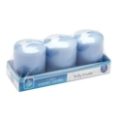 PAN AROMA Set Of 3 Votive Candles Fluffy Towels
