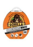 GORILLA 27m White Tape Single Roll