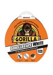 GORILLA 27m White Tape Single Roll