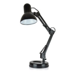 LLOYTRON 35w Swing Poise Hobby Desk Lamp - BLACK