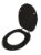 ASHLEY 18" Toilet Seat - Black