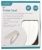 ASHLEY 18" Toilet Seat - White Groove