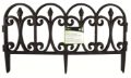 GREEN BLADE 4pc Black Ornate Garden Fence Set