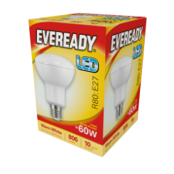 EVEREADY LED R80 806lm Warm White ES 10,000Hrs