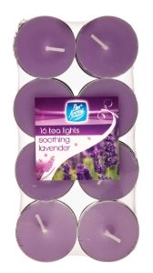 PAN AROMA 16 Pack Soothing Lavender Tea-Lights