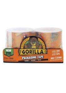 GORILLA 2 x 27m Packaging Tape Refill