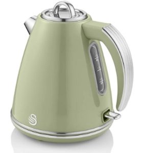 SWAN 1.5L 3kW Green Retro Jug Kettle