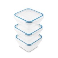 ADDIS Clip Tight 300ml Square 3 Pack