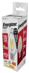 ENERGIZER FILAMENT LED CANDLE 470LM E14 WARM WHITE BOX DIM