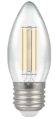 LED Candle Filament Non-Dim Clear 4.2W 2700K ES-E27 15630