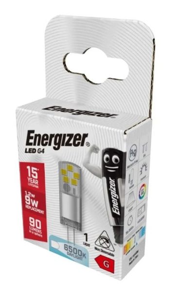 ENERGIZER LED G4 1.2W 90LM 6500K Box