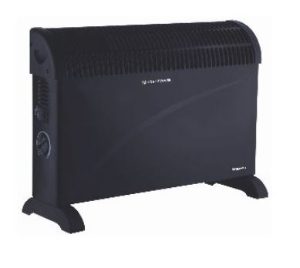 KINGAVON 2kw Black Convector Heater