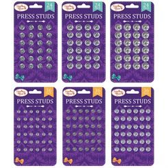 SEWING BOX Assorted Press Studs