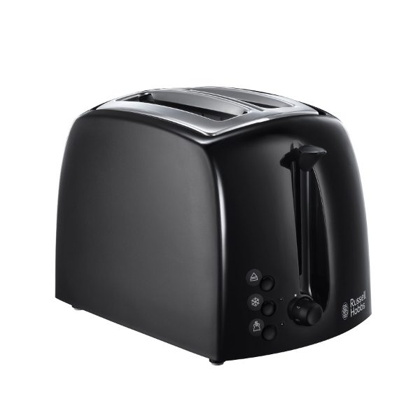 Russell Hobbs Texture 2 Slice Black Toaster