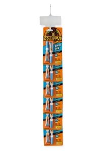 GORILLA 2 x 3gm Superglue Clip Strip Display Of 10