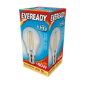 EVEREADY LED 470lm Clear GLS BC Filament