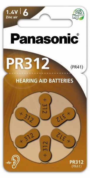 PANASONIC Hearing Aid 1.4v 145mah (6)