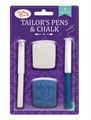 SEWING BOX Pack Of 4 Tailors Pens & Chalk