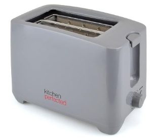 KitchenPerfected 2 Slice Grey Toaster