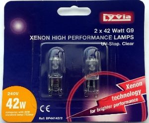 LYVIA 42w Xenon Halopin G9 Clear (2)