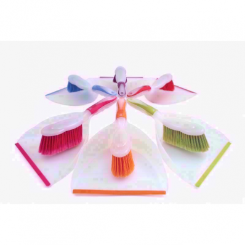 DUZZIT Bright Dustpan With Brush