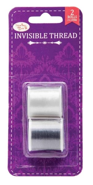 SEWING BOX 2 Pack Invisible Thread