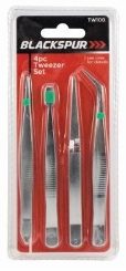 BLACKSPUR 4 Pack of Tweezers