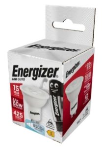 ENERGIZER LED GU10 425LM 36° DAYLIGHT BOX