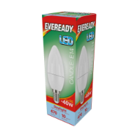 EVEREADY LED Candle 470lm Daylight E14 10,000Hrs