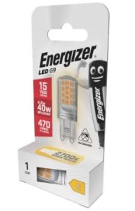 ENERGIZER LED G9 4.2W 470LM 2700K Box