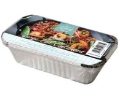 KINGFISHER 6 Large Foil Food Containers with Lids