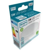 LED CROMPTON 5w GX53 (Micro Lynx F) 420lm 4000K CW (12691)