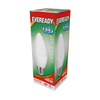 EVEREADY LED Candle 470lm Cool White E27 10,000Hrs