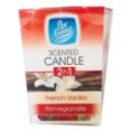 PAN AROMA 2 Frgrance Candle - French Vanilaa / Pomengranate
