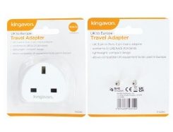 KINGAVON UK to Europe Travel Adaptor