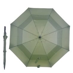 GREEN 30'' auto golf umbrella with fibre glass shaft