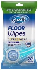 DUZZIT Biodegradable Floor Wipes 20 Pack