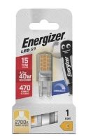 ENERGIZER LED G9 DIMMABLE 470lm 4.2w 2700k Warm White