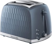 RUSSELL HOBBS Textured 2 Slice Toaster Honeycomb - GREY